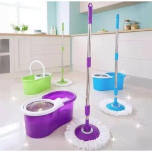 Extendable Spin Mopping Stick And Bucket